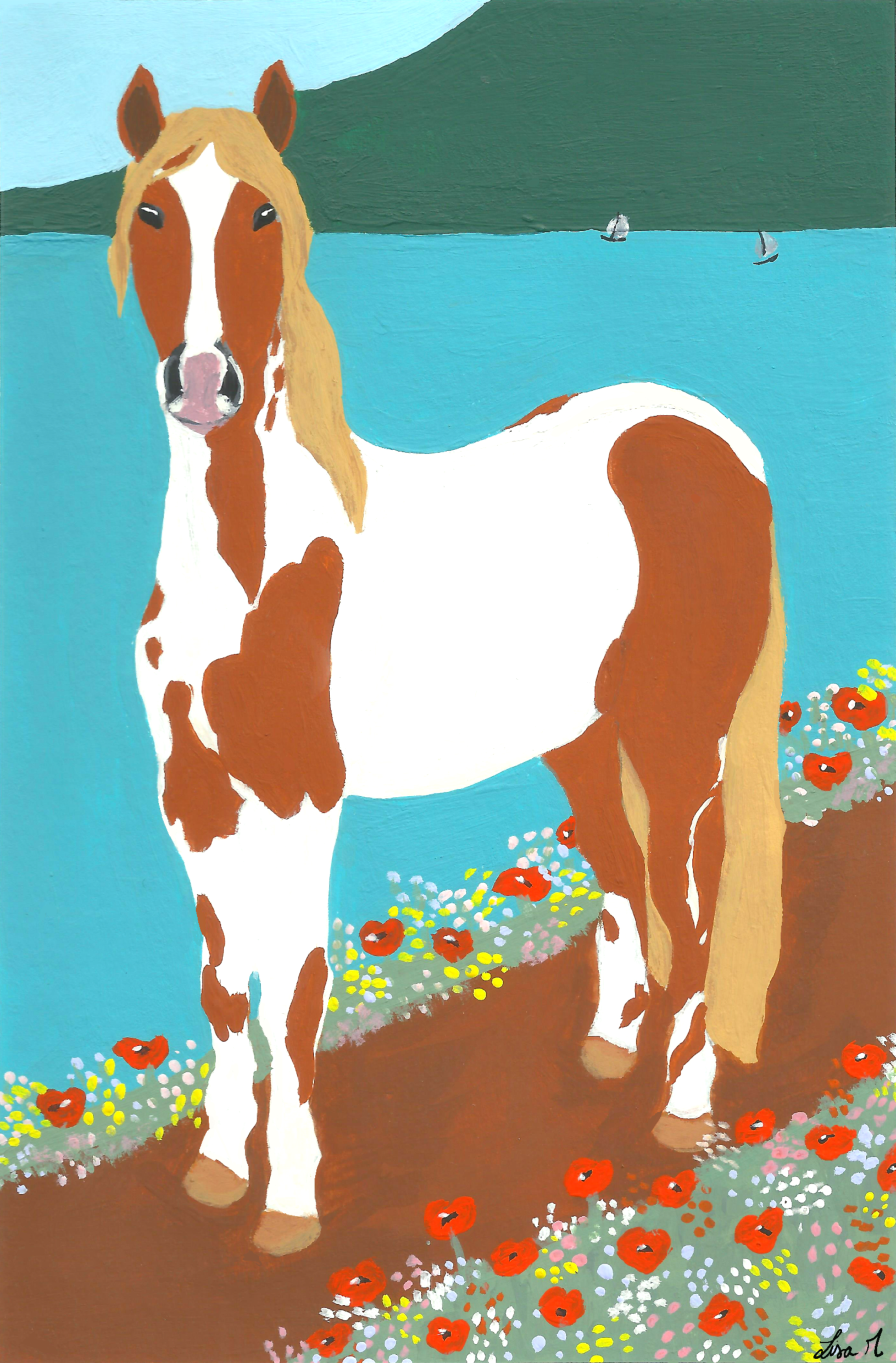 Peinture cheval