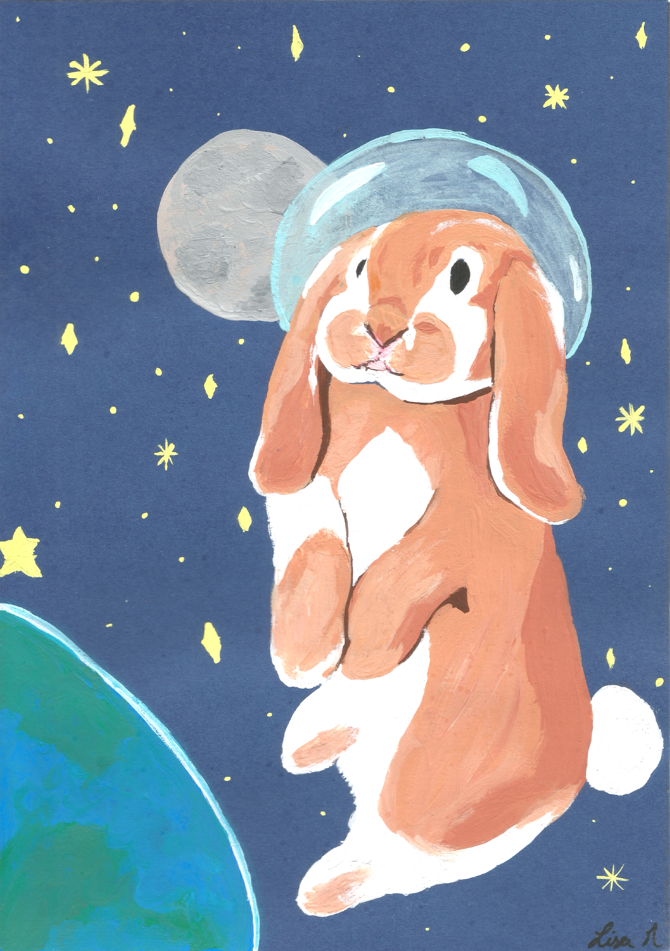 Peinture lapin